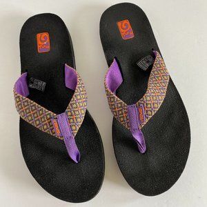 Teva Mush Thong Flip Flop Orange/Purple Sandal